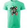 Šipkár kreslený terč - Klasické pánske tričko vyššej gramáže - XS ( Mätová ) Šipkár kreslený terč - Klasické pánske tričko vyššej gramáže - XS ( Mätová )