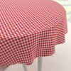Biante Bavlnený okrúhly obrus Sandra SA-056 Červeno-biele kocky Ø 140 cm Biante Bavlnený okrúhly obrus Sandra SA-056 Červeno-biele kocky Ø 140 cm