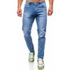 Tmavomodré pánske skinny fit rifle Bolf KX536 Tmavomodré pánske skinny fit rifle Bolf KX536