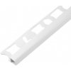 Ukončovacia lišta 8/250 štvorcová, plastová, biela Ukončovacia lišta 8/250 štvorcová, plastová, biela