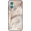 Picasee silikónový čierny obal pre Motorola Edge 40 Neo - Cream marble Picasee silikónový čierny obal pre Motorola Edge 40 Neo - Cream marble