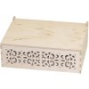Drevená krabička ažúrová 232x172x82 mm Drevená krabička ažúrová 232x172x82 mm