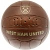 WEST HAM UNITED FC Futbalová lopta West Ham United FC, Retro štýl, umelá koža, vel. WEST HAM UNITED FC Futbalová lopta West Ham United FC, Retro štýl, umelá koža, vel.