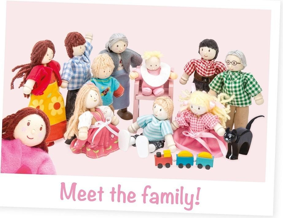 Le Toy Van bábiky do domčeka Moja rodina