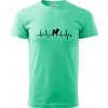 Shiba-Inu EKG - Klasické pánske tričko vyššej gramáže - 3XL ( Mätová ) Shiba-Inu EKG - Klasické pánske tričko vyššej gramáže - 3XL ( Mätová )