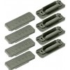 JJ Airsoft Nylónové krytky M-LOK Typ 3 (8 ks) - šedé JJ Airsoft Nylónové krytky M-LOK Typ 3 (8 ks) - šedé