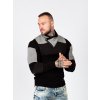 Cipo & Baxx pánsky sveter Cp248 black anthracite Cipo & Baxx pánsky sveter Cp248 black anthracite