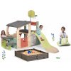Set hracie centrum so zelenou hojdačkou Multisport Fun Center Smoby so 150 cm šmykľavkou a pieskovisko so záhradkou 2v1 Set hracie centrum so zelenou hojdačkou Multisport Fun Center Smoby so 150 cm šmykľavkou a pieskovisko so záhradkou 2v1