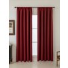 MKLozkoviny.sk Blackout závesy Elias vínová – 140 × 180 cm (2 ks) - riasiaca stuha MKLozkoviny.sk Blackout závesy Elias vínová – 140 × 180 cm (2 ks) - riasiaca stuha