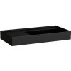 Umývadlo Laufen Kartell 90x46 cm černá mat bez otvoru pre batériu, bez prepadu H8103397161121 Umývadlo Laufen Kartell 90x46 cm černá mat bez otvoru pre batériu, bez prepadu H8103397161121