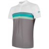 Sensor Cyklo Summer Stripe Pánsky cyklistický dres ZK20100051 šedá/zelená S Sensor Cyklo Summer Stripe Pánsky cyklistický dres ZK20100051 šedá/zelená S