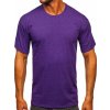 Fialové pánske tričko bez potlače Bolf B10 Fialové pánske tričko bez potlače Bolf B10
