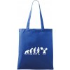 Evolution fitness Taška bavlnená 42 x 38 cm Kráľovská modrá