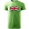 Britská vlajka stará - Klasické pánske tričko vyššej gramáže - 4XL ( Trávová zelená ) Britská vlajka stará - Klasické pánske tričko vyššej gramáže - 4XL ( Trávová zelená )