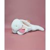 Doudou králik s tmavo ružovovým brmbolcom 80 cm Doudou králik s tmavo ružovovým brmbolcom 80 cm