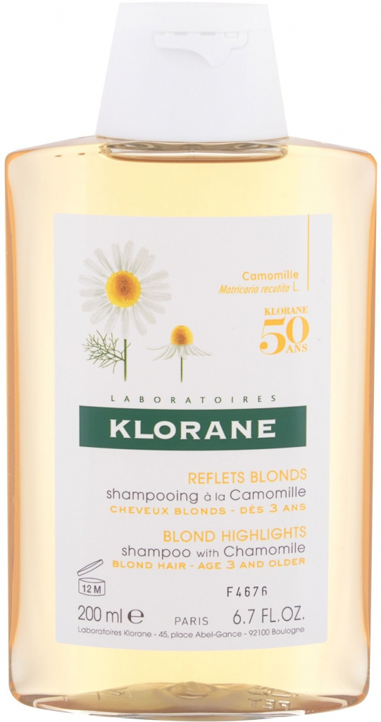 Klorane Camomolle šampón 400 ml