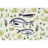 Plastové prestieranie 43x29 cm Fischliebe - IHR Plastové prestieranie 43x29 cm Fischliebe - IHR