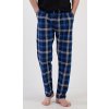 Vienetta MAN pánske pyžamové nohavice Matěj tmavě modrá