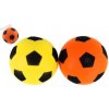 Lopta penová futbalová 18cm 2 farby v sieťke