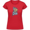 Akciové Dámske Tričko Gildan - Nápis - Všetko, čo potrebujete, je láska a pes - Červená - M - Dámske Akciové Dámske Tričko Gildan - Nápis - Všetko, čo potrebujete, je láska a pes - Červená - M - Dámske