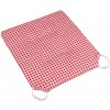 Bellatex hladký Ulla Kostička červená na suchý zip 40x40cm