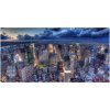 Moderný akrylový fotoobraz New york vtáčí pohľad 100x50 cm Moderný akrylový fotoobraz New york vtáčí pohľad 100x50 cm
