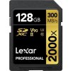 Lexar Pro 2000X SDHC/SDXC UHS-II U3(V90) R300/W260 (w/o cardreader) 128GB Lexar Pro 2000X SDHC/SDXC UHS-II U3(V90) R300/W260 (w/o cardreader) 128GB