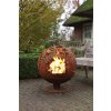 Esschert Design FANCY FLAME guľa vyrezávaná, tieňohra lúčna KVETY, hrdza, 66 cm Esschert Design FANCY FLAME guľa vyrezávaná, tieňohra lúčna KVETY, hrdza, 66 cm