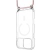 Fixed MagPure Neck puzdro s ružovou šnúrkou na krk pre Apple iPhone 17 Pro FIXPUNM2-1602-PI