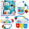 LEAN TOYS Sada hudobných hračiek pre batoľatá: telefón, tamburína, klávesy, zvuky, 3 v 1 LEAN TOYS Sada hudobných hračiek pre batoľatá: telefón, tamburína, klávesy, zvuky, 3 v 1