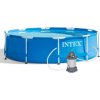 Bazén INTEX Metal Frame 366 x 76 cm s pieskovou filtráciu standard EVO Bazén INTEX Metal Frame 366 x 76 cm s pieskovou filtráciu standard EVO