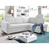 Rohová sedacia súprava Robin, svetlo šedá látka, pravý roh Rohová sedacia súprava Robin, svetlo šedá látka, pravý roh