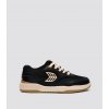 UBA PRO Black Suede and Mesh Light Cream Logo Sneaker UBA PRO Black Suede and Mesh Light Cream Logo Sneaker