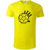 Hádzaná lopta ruka - Tričko z organickej bavlny - L ( Citrónová ) Hádzaná lopta ruka - Tričko z organickej bavlny - L ( Citrónová )