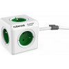 Cubenest Powercube Extended, 5× zásuvka, 1,5 m, bílá/zelená, dětská pojistka, uzemnění, dok, max. 10A/250V~2500W PC320GN Cubenest Powercube Extended, 5× zásuvka, 1,5 m, bílá/zelená, dětská pojistka, uzemnění, dok, max. 10A/250V~2500W PC320GN