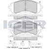 Sada brzdových platničiek kotúčovej brzdy ICER BRAKES 182160 Sada brzdových platničiek kotúčovej brzdy ICER BRAKES 182160