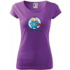 Ocko superman - dievča a dievča - Dámske tričko Pure - S ( Fialová ) Ocko superman - dievča a dievča - Dámske tričko Pure - S ( Fialová )