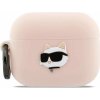 Karl Lagerfeld 3D Logo NFT Choupette Head Silikonové Púzdro pre AirPods 3 Pro ružové Karl Lagerfeld 3D Logo NFT Choupette Head Silikonové Púzdro pre AirPods 3 Pro ružové