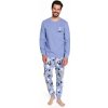 Pánske pyžamo Sheep Back to bed modré M Pánske pyžamo Sheep Back to bed modré M