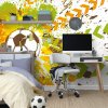 Samolepiaca tapeta futbalová lopta pre tínedžera Samolepiaca tapeta futbalová lopta pre tínedžera