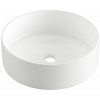 Invena Limnos, okrúhle umývadlo na dosku 36x36x13 cm, biela, INV-CE-59-001-W Invena Limnos, okrúhle umývadlo na dosku 36x36x13 cm, biela, INV-CE-59-001-W
