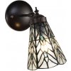 Nástenná tiffany lampa 17*12*23 GREY Nástenná tiffany lampa 17*12*23 GREY