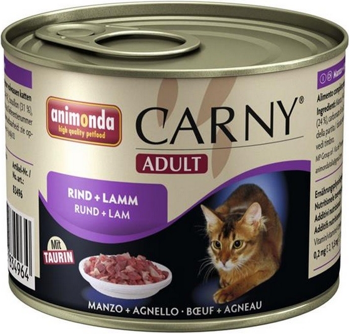Animonda Carny Adult hovädzie a jahňacie mäso 200 g