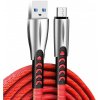 ColorWay kábel USB MicroUSB (zink alloy) 2.4A 1m, červený CW-CBUM011-RD ColorWay kábel USB MicroUSB (zink alloy) 2.4A 1m, červený CW-CBUM011-RD