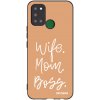 Picasee silikonový černý obal pro Realme 7i - Boss Mama Picasee silikonový černý obal pro Realme 7i - Boss Mama