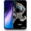 Picasee silikónový čierny obal pre Xiaomi Redmi Note 8 - Astronaut Big Picasee silikónový čierny obal pre Xiaomi Redmi Note 8 - Astronaut Big