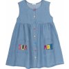 Bembi dievčenské jeansové šaty modrá Bembi dievčenské jeansové šaty modrá