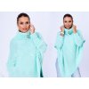 Fashionweek Luxusní pončo s teplým rolákem NOEMI Farba: mentolová, Veľkosť: Universal Fashionweek Luxusní pončo s teplým rolákem NOEMI Farba: mentolová, Veľkosť: Universal