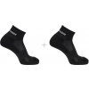 Ponožky Salomon EVASION ANKLE 2-PACK BLACK/BLACK Ponožky Salomon EVASION ANKLE 2-PACK BLACK/BLACK