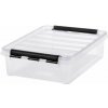 Úložný box, plastový, 8 l, čierne úchytky, SMARTSTORE Úložný box, plastový, 8 l, čierne úchytky, SMARTSTORE